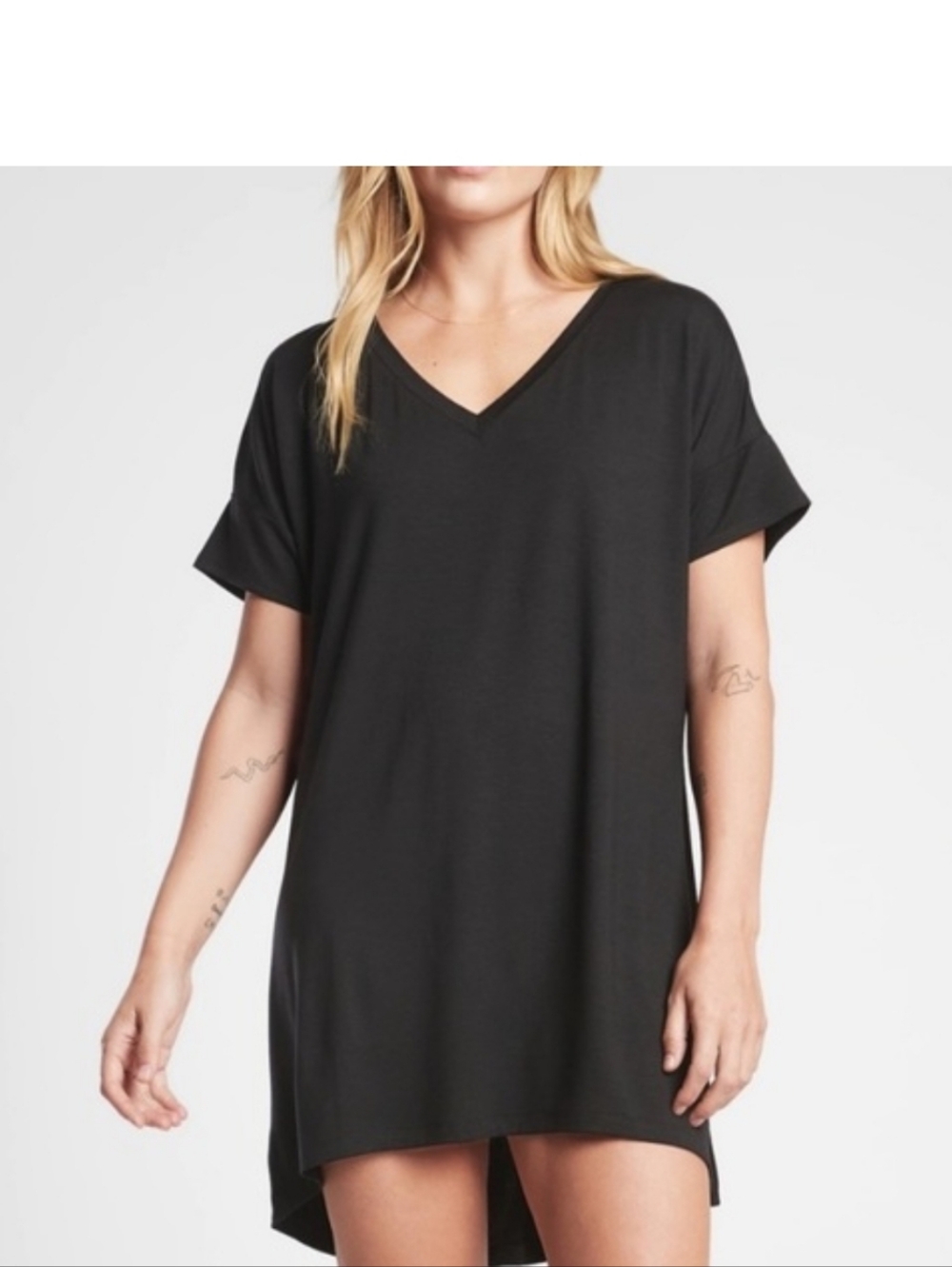 Athleta Nighttime Bliss Sleep CYA Tee black XL